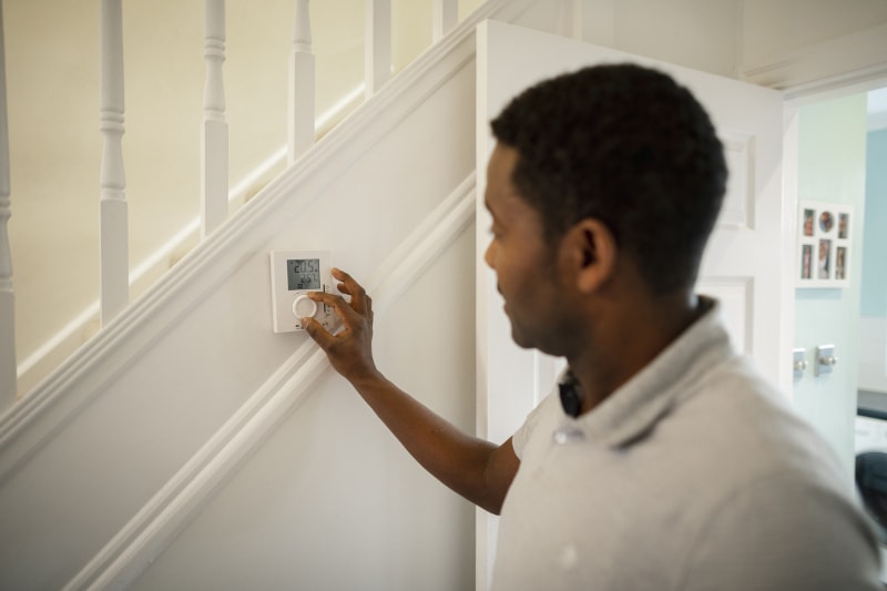 Smart Thermostat Screen Blank